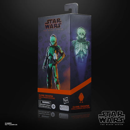 Star Wars The Black Series Clone Trooper (Halloween Edition) and PORG Toys, 6-Inch-Scale Holiday-Themed Collectible Figures
