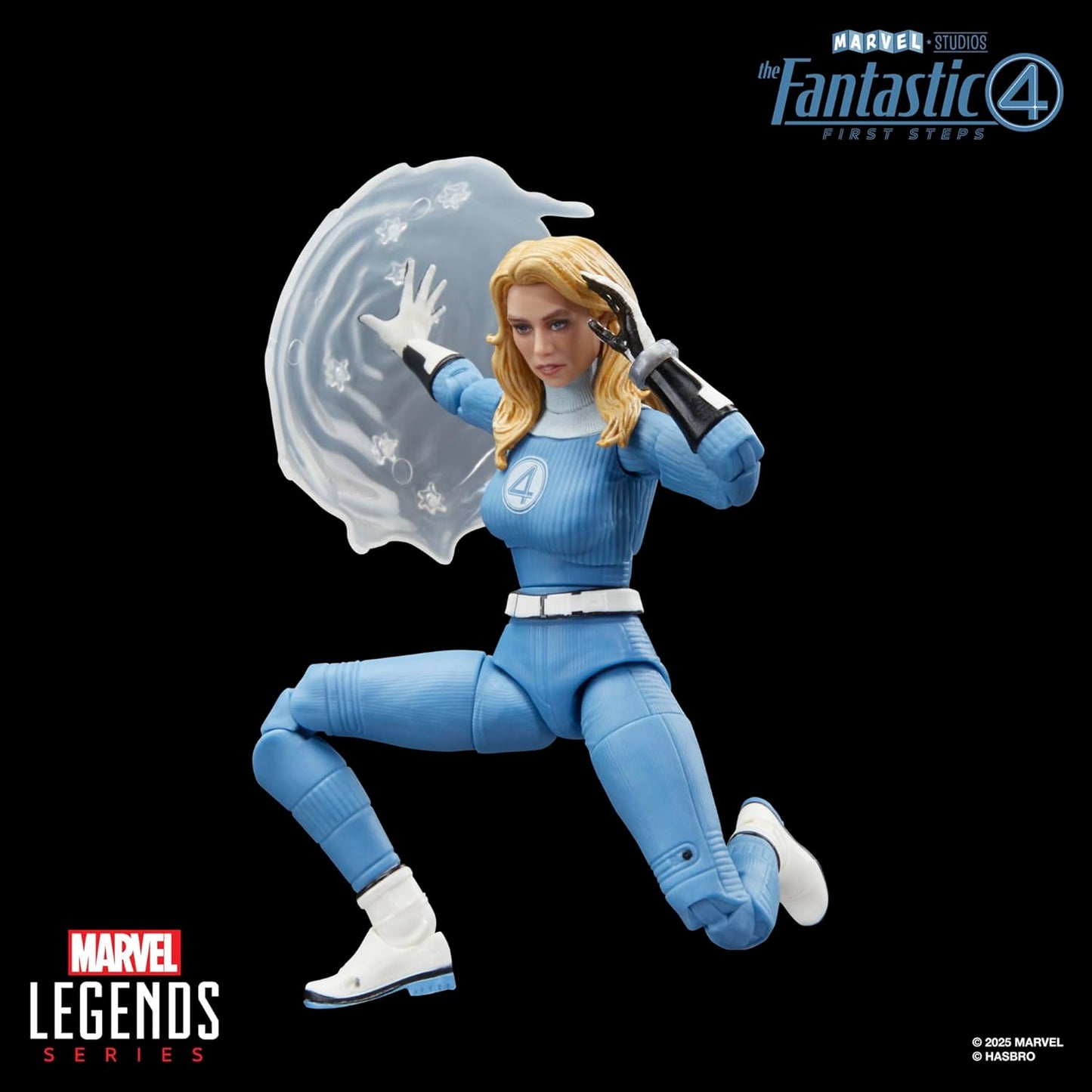 Marvel Legends Series Invisible Woman, The Fantastic Four: First Steps Sue Storm Movie Collectible 6 Inch Action Figure