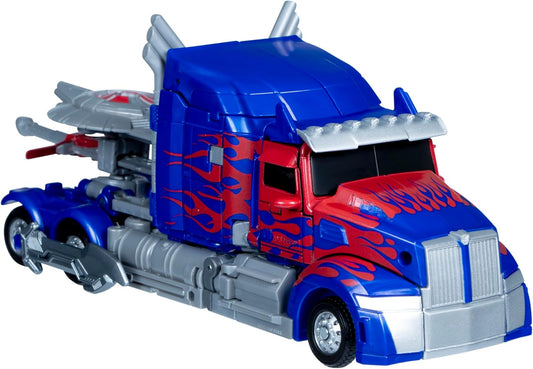 Transformers Toys Studio Series Leader Class Age of Extinction Optimus Prime, 8.5-inch Converting Action Figure