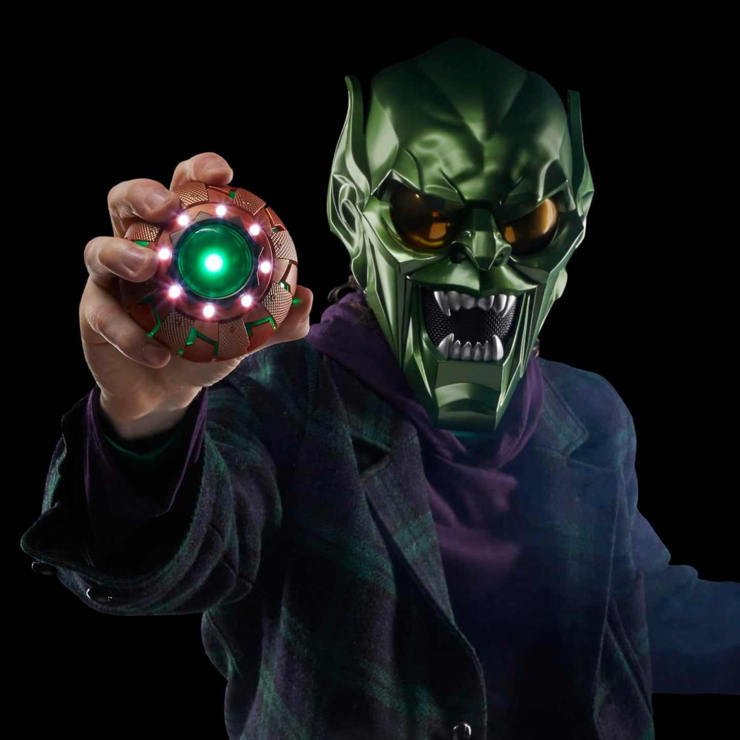 Marvel Legends Series Green Goblin Electronic Pumpkin, Spider-Man: No Way Home Adult Collectible Roleplay Gear