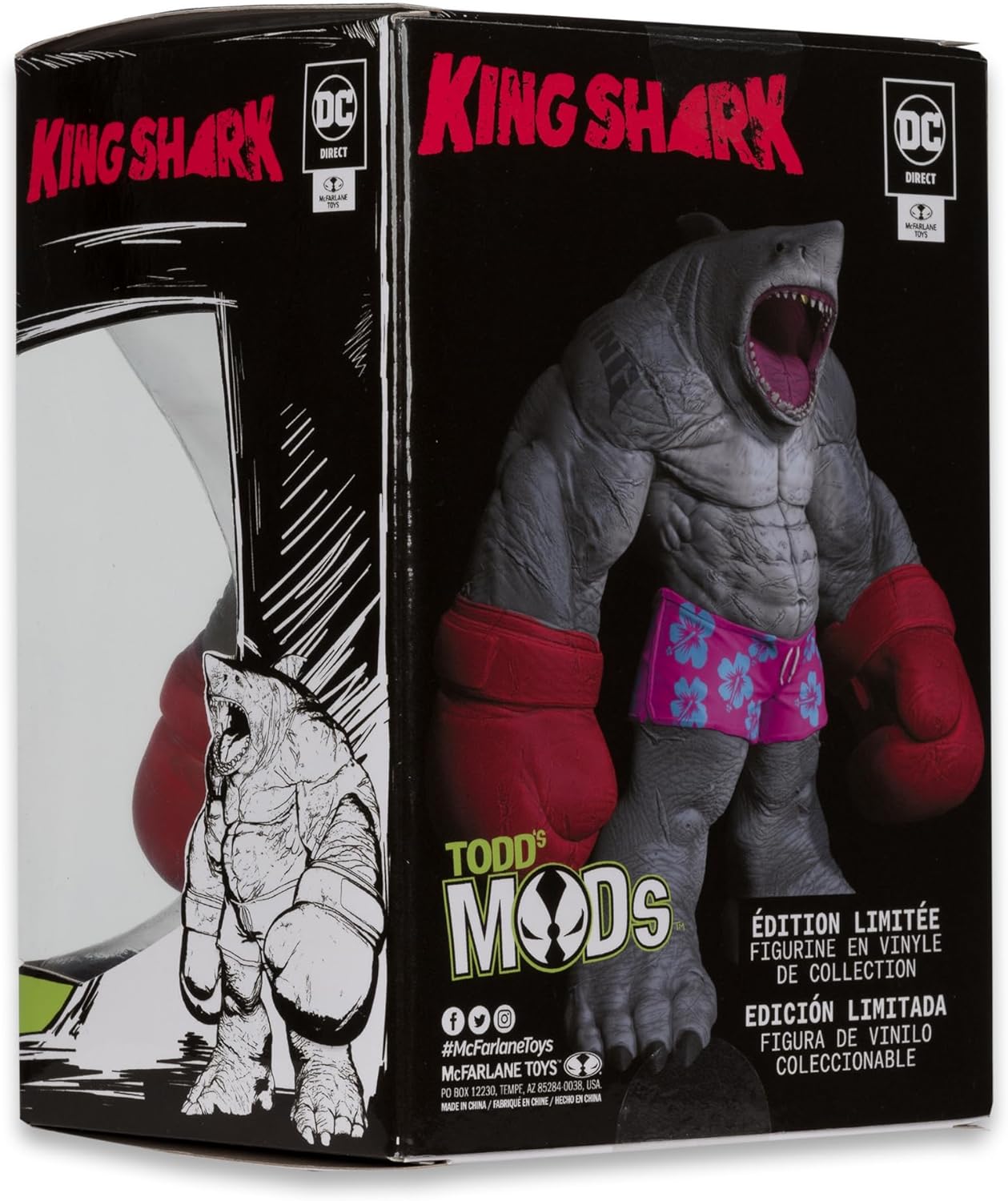 DC Direct King Shark  Limited Edition (Todd's Mods) 4.5in Scale Posed Figure