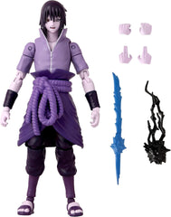 Naruto Anime Heroes Sasuke Uchiha Rinnegan Mangekyo Sharingan Action Figure