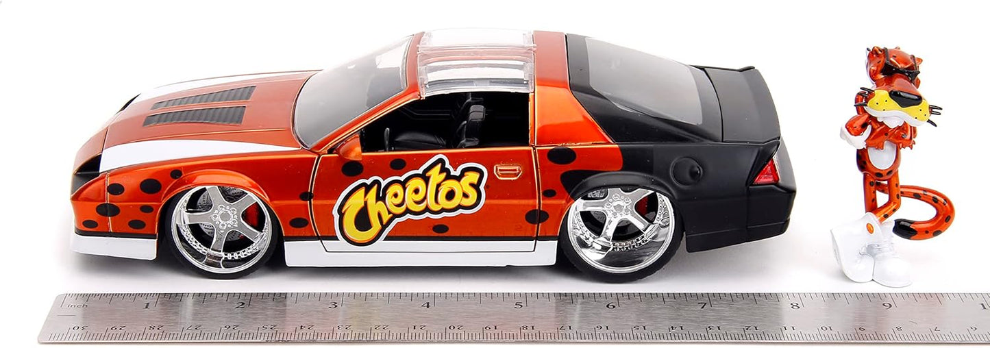 1985 Chevy Camaro Z28 Die-Cast Car & Chester Cheetah Figure