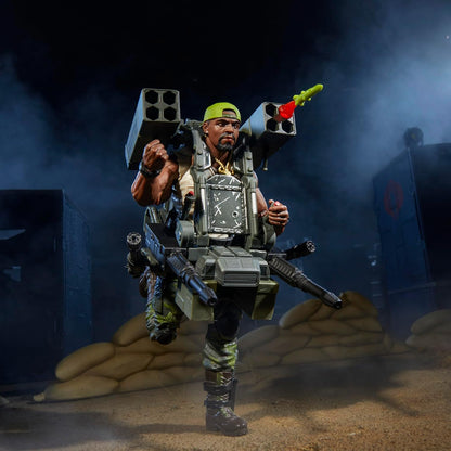 G.I. Joe Classified Series #150, Heavy Duty with Man-Portable Heavy Weapons System, Collectible Deluxe 6 Inch Action Figure Set with 30 Accessories