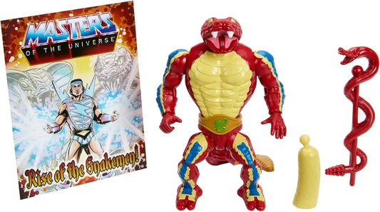 Masters of the Universe Origins, Rise of Snake Men Rattlor Action Figure & Accessories Set