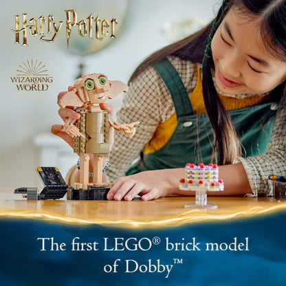 LEGO Harry Potter Dobby the House-Elf 76421 – Buildable Toy & Display Model