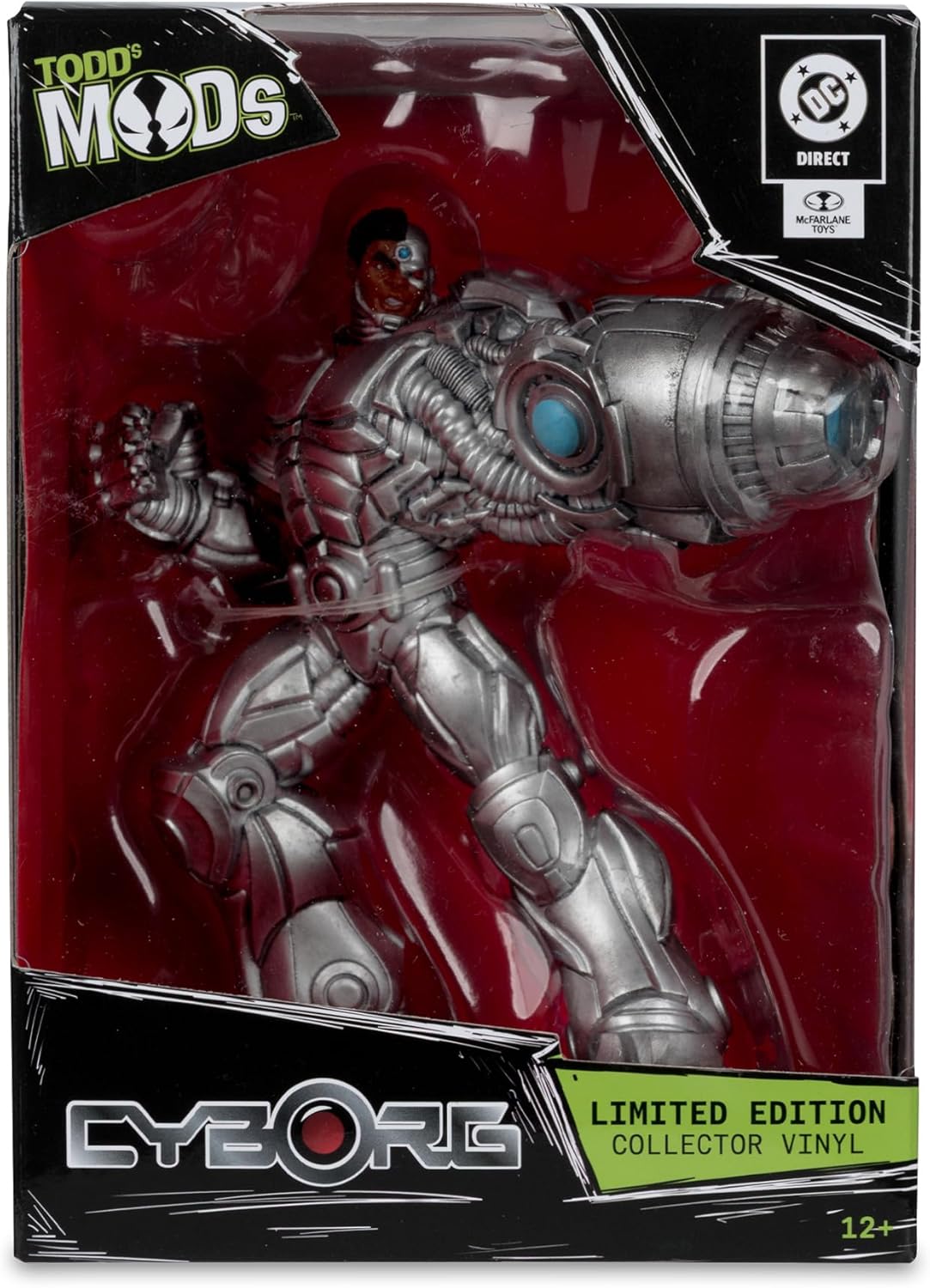 DC Direct Cyborg Limited Edition Collector Vinyl (Todd's Mods) Scale Posed Figure