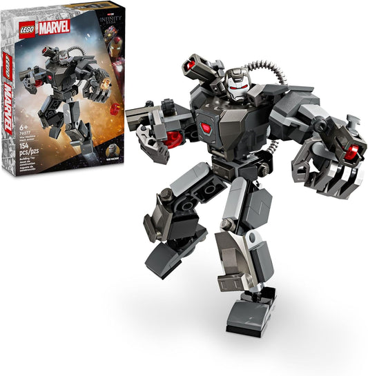LEGO Marvel War Machine Mech Armor, Buildable Marvel Action Figure with 3 Stud Shooters