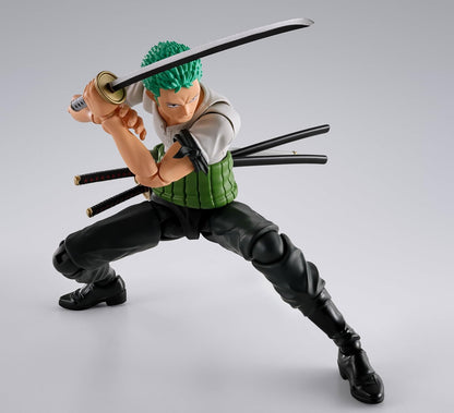 One Piece Roronoa Zoro Romance Dawn S.H.Figuarts Action Figure (Reissue)