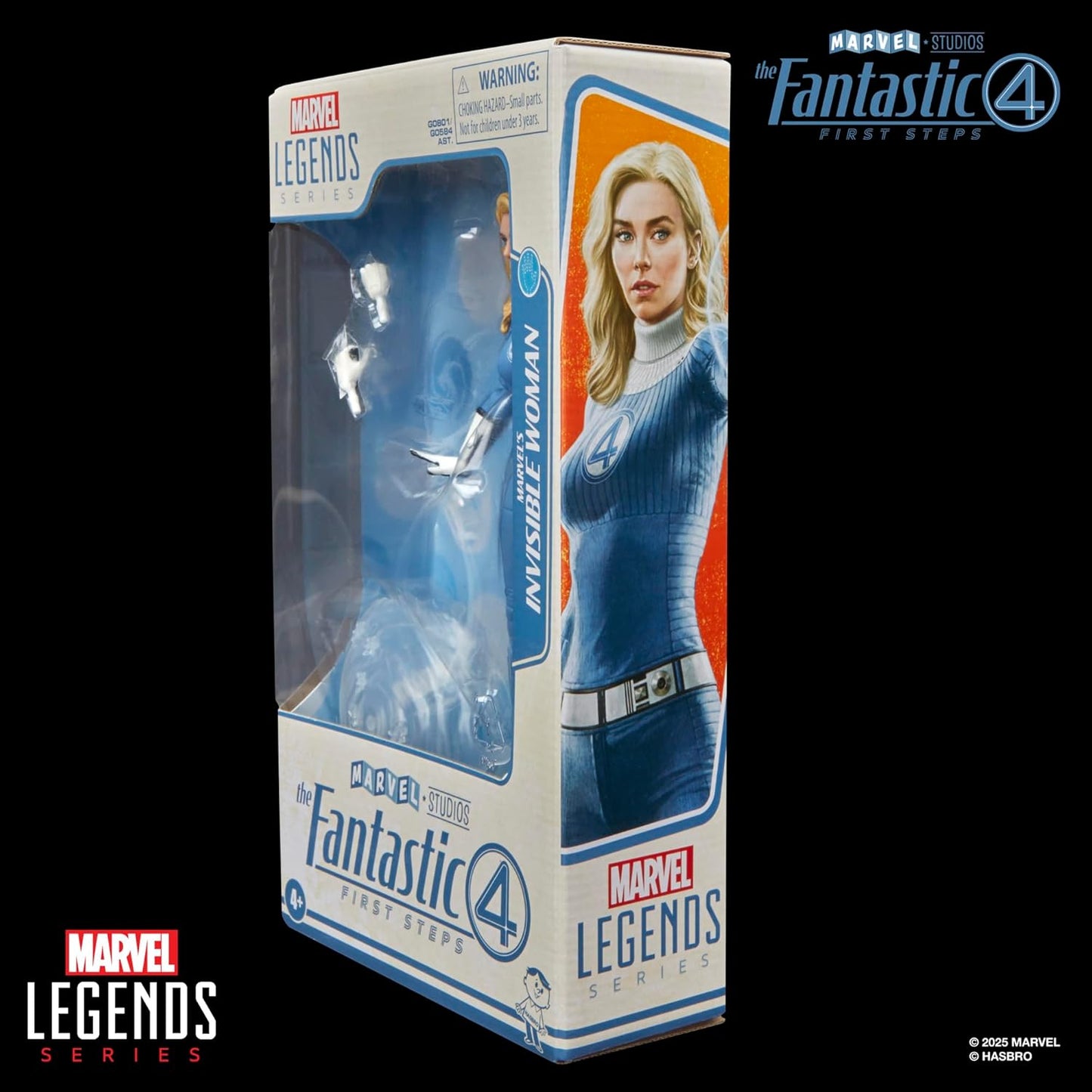 Marvel Legends Series Invisible Woman, The Fantastic Four: First Steps Sue Storm Movie Collectible 6 Inch Action Figure