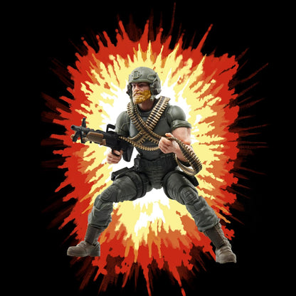 G.I. Joe Classified Series Retro Cardback Craig “Rock ’N Roll” McConnel, Collectible 6 Inch Action Figure with 9 Accessories