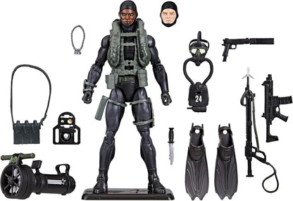 G.I. Joe Classified Series 60th Anniversary Action Sailor - Recon Dive Action Figure with 17 Accessories