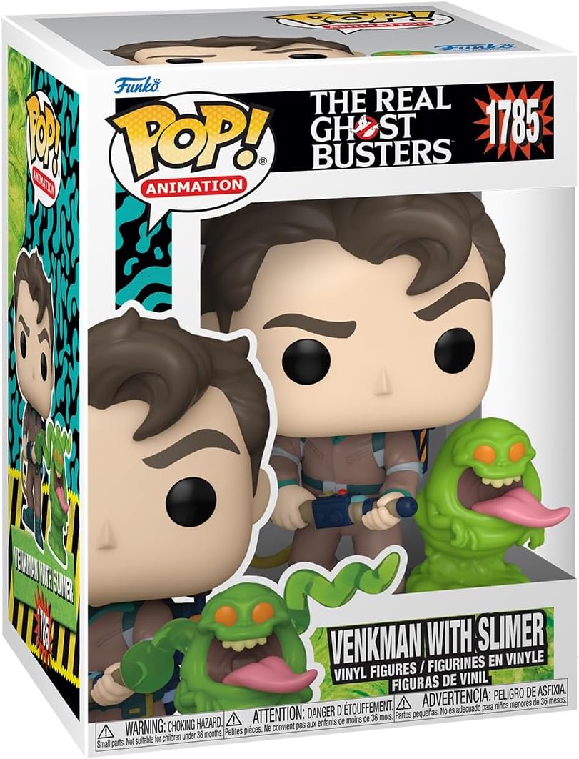 Pop! Animation: The Real Ghostbusters - Dr. Peter Venkman with Slimer