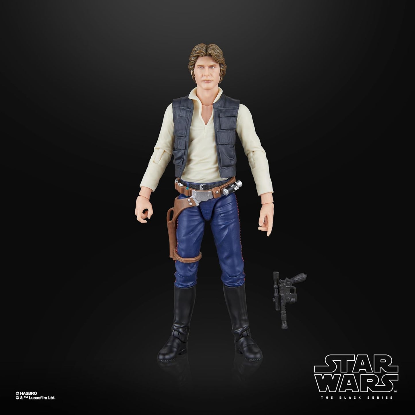 Star Wars The Black Series Han Solo, A New Hope Premium Collectible 6 Inch Action Figure