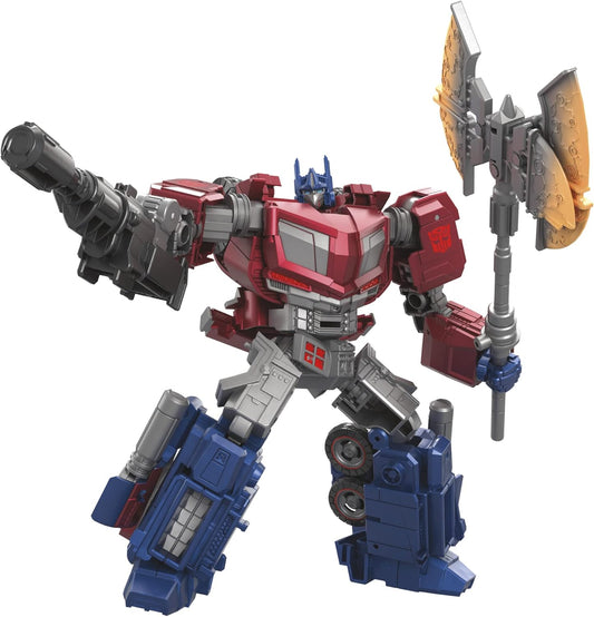 Transformers Toys Studio Series Voyager Class 03 Gamer Edition Optimus Prime Toy, 6.5-inch, Action Figure