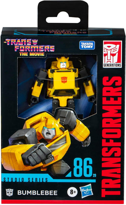 Transformers Toys Studio Series Deluxe The Movie 86-29 Bumblebee, 4.5-inch Converting Action Figure
