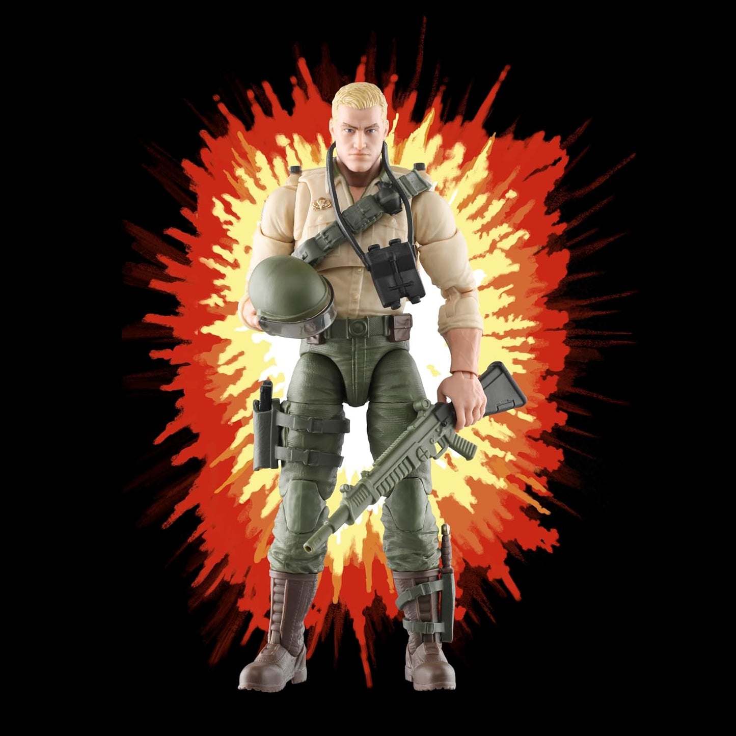 G.I. Joe Classified Series Retro Cardback Duke, Collectible 6-Inch Action Figure with 10 Accessories