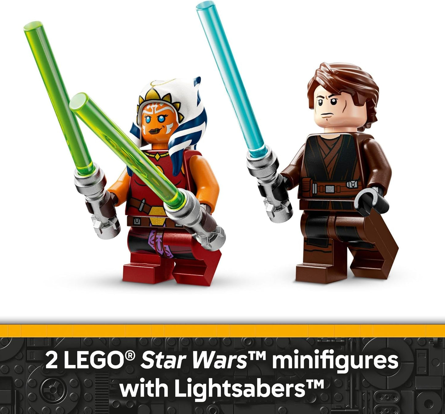 LEGO Star Wars: The Clone Wars Ahsoka's Jedi Interceptor Spaceship Building Toy