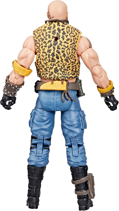 G.I. Joe Classified Series #125, Dreadnok Gnawgahyde and Pets Porkbelly & Yobbo, Collectible 6-Inch Action Figure with 16 Accessories