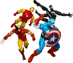 Marvel Legends Series Captain America, Avengers Retro Comics Secret Wars Collectible 6 Inch Action Figure with Shield