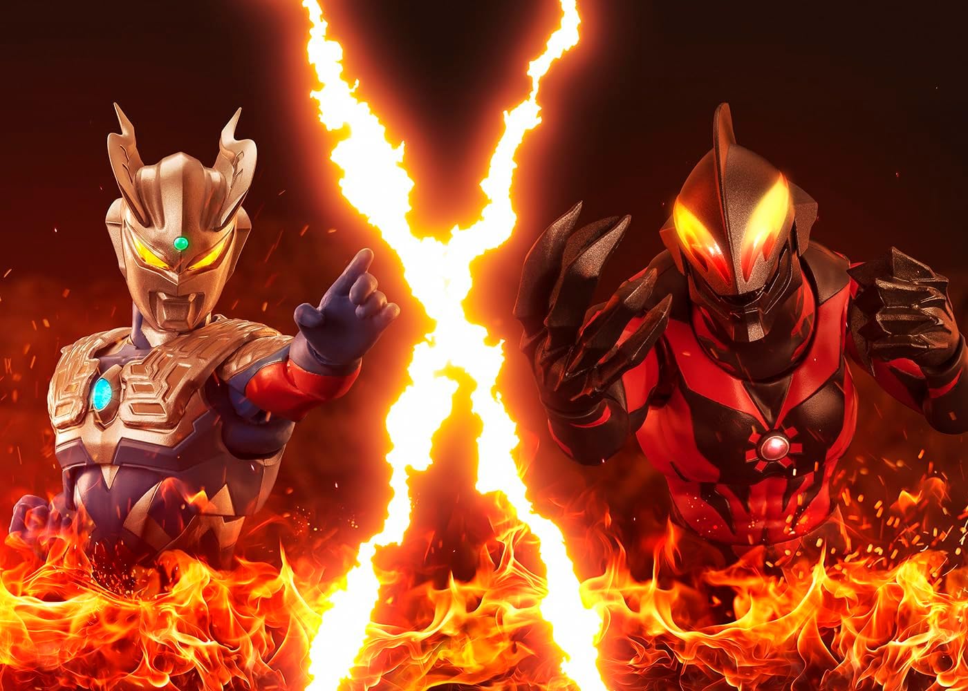 Ultraman Mega Monster Battle: Ultra Galaxy Movie Belial Darkness Heels Version S.H.Figuarts Action Figure