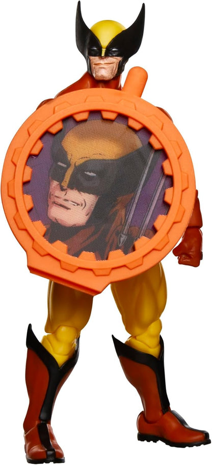 Marvel Legends Series Wolverine, X-Men Retro Comics Secret Wars Collectible 6 Inch Action Figure with Shield