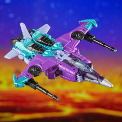 Transformers Legacy United Deluxe Class Cyberverse Universe Slipstream, 5.5-inch Converting Action Figure, 8+