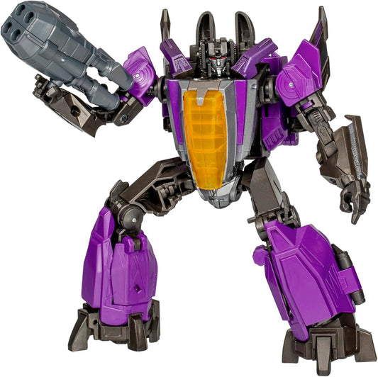 Transformers Toys Studio Series Voyager Class Transformers: War for Cybertron 11 Gamer Edition Skywarp, 6.5-inch Converting Action Figure
