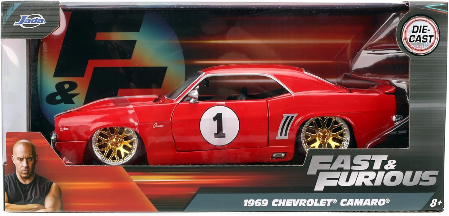 Fast & Furious 1:24 1969 Chevy Camaro Die-cast Car