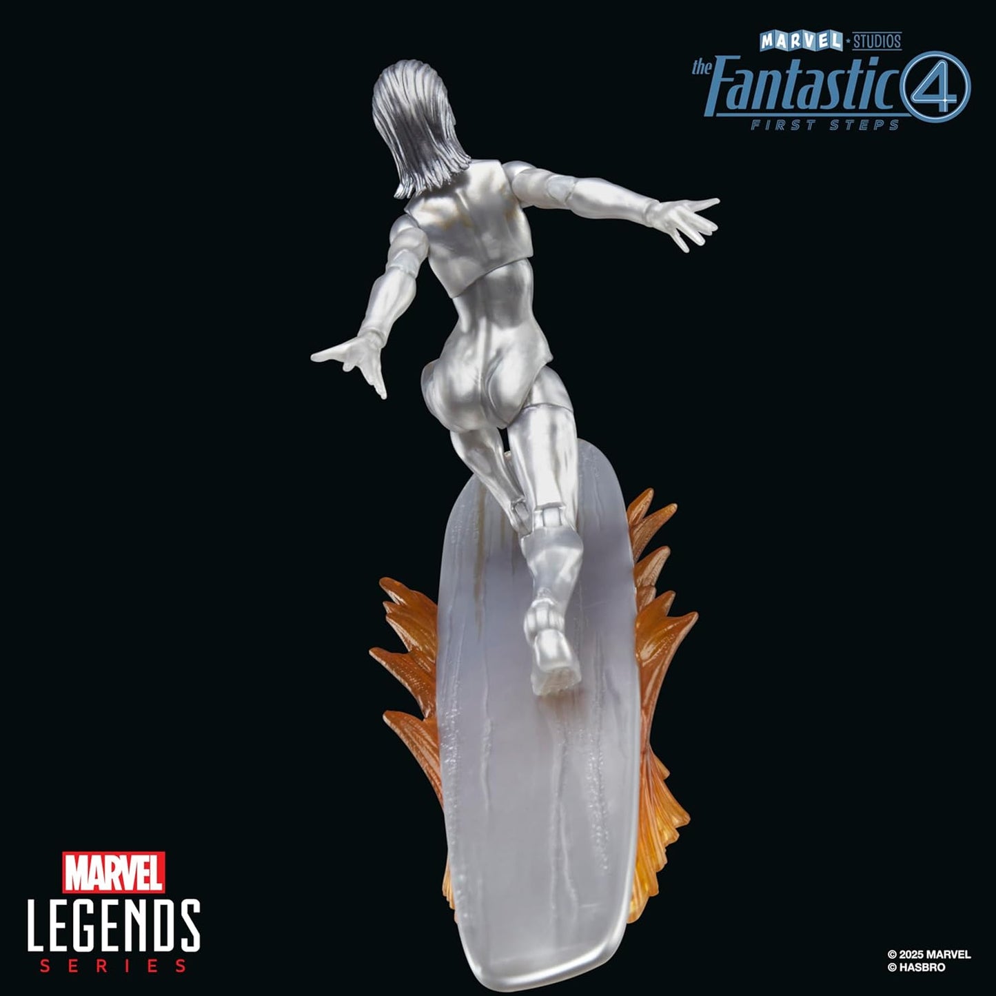 Marvel Legends Series Silver Surfer, The Fantastic Four: First Steps Movie Collectible 6 Inch Action Figure