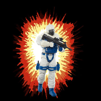 G.I. Joe Classified Series Retro Cardback Snow Serpent, Collectible 6-Inch Action Figure with 8 Accessories