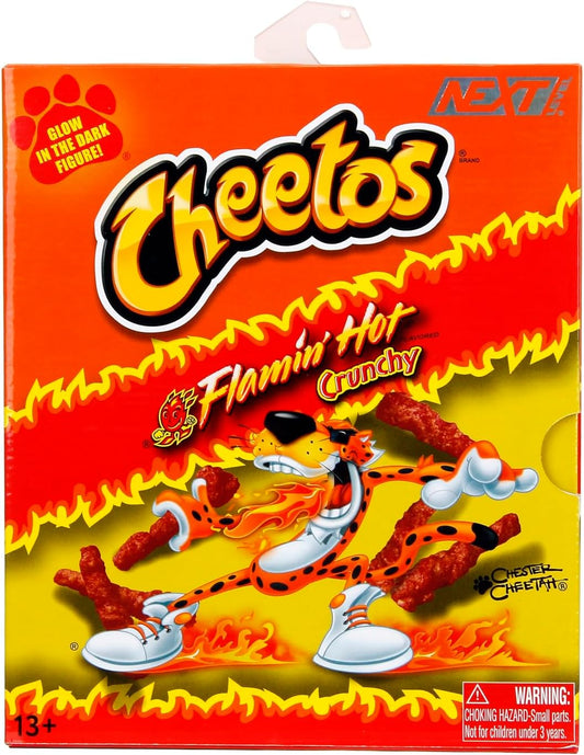 Cheetos - Chester Cheetah Flamin' Hot Glow in The Dark Action Figure