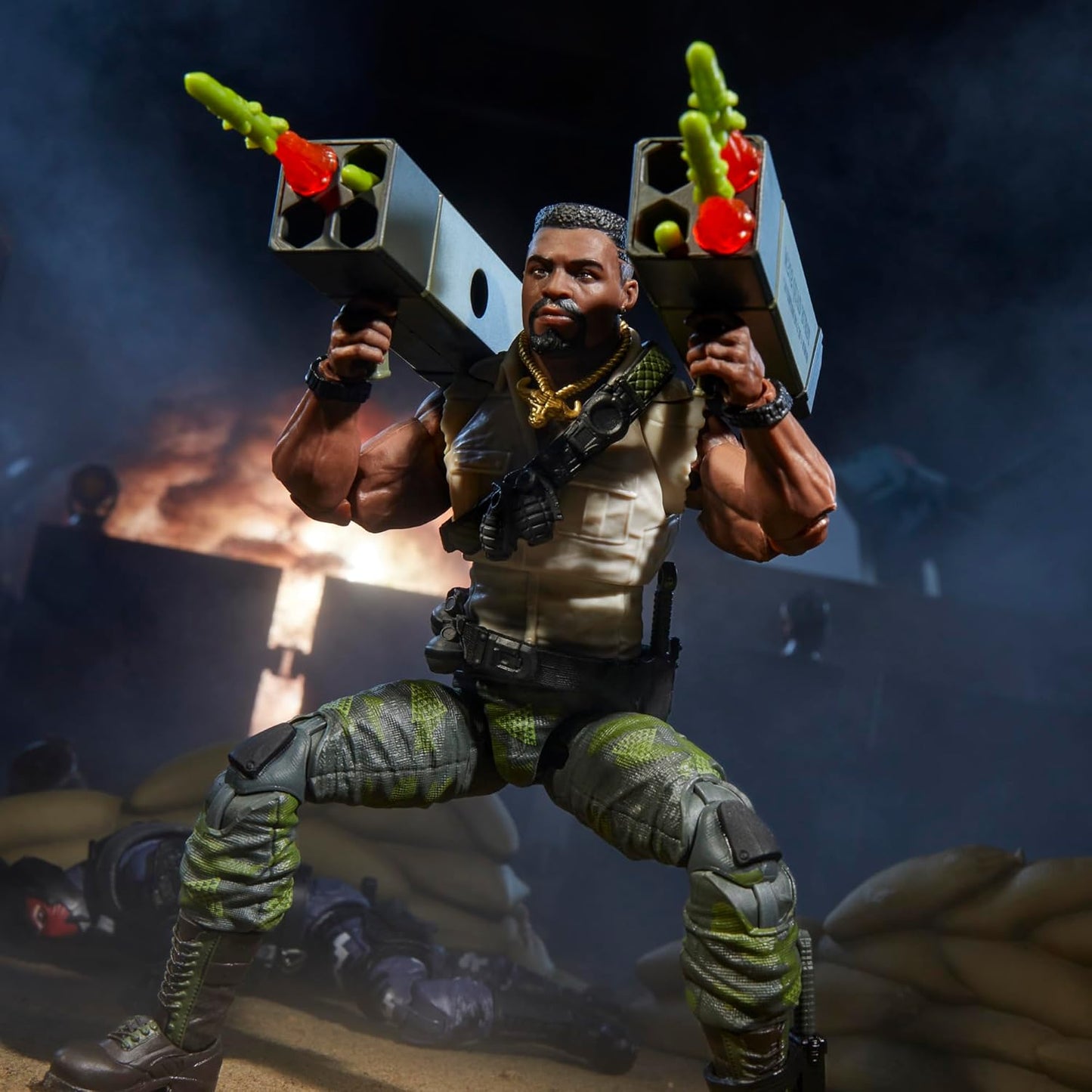 G.I. Joe Classified Series #150, Heavy Duty with Man-Portable Heavy Weapons System, Collectible Deluxe 6 Inch Action Figure Set with 30 Accessories