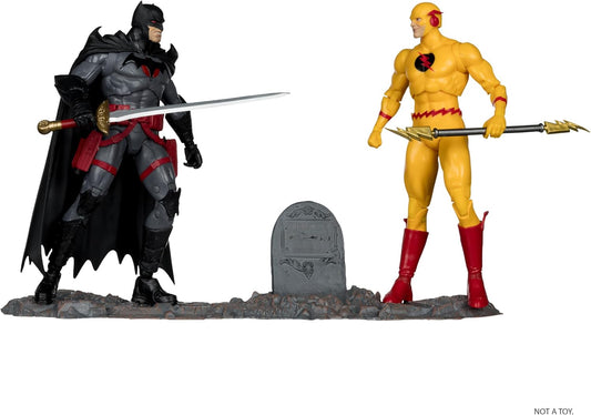 McFarlane Toys - DC Multiverse Batman vs Professor Zoom (Flashpoint) 7in Action Figure 2pk