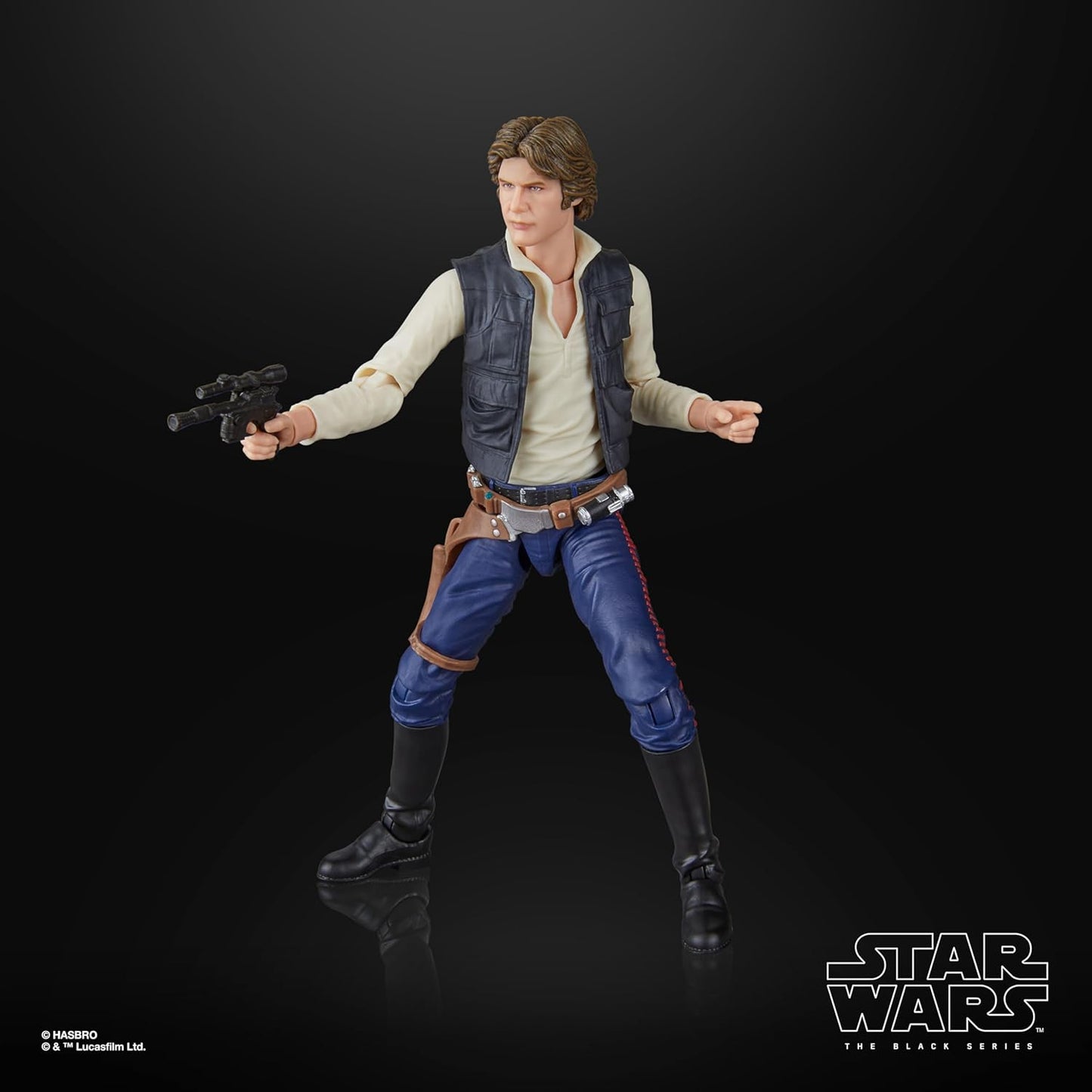 Star Wars The Black Series Han Solo, A New Hope Premium Collectible 6 Inch Action Figure