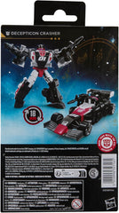 Transformers Age of The Primes Deluxe Class Decepticon Crasher, 5.5-inch Converting Action Figure, Robot Toys for Ages 8+
