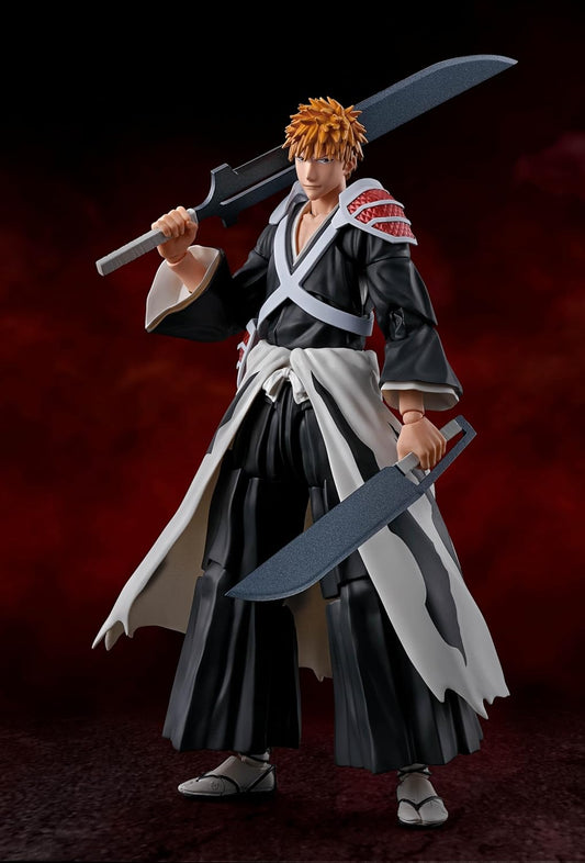 Bleach Ichigo Kurosaki Dual Zangetsu S.H.Figuarts Action Figure