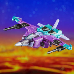 Transformers Legacy United Deluxe Class Cyberverse Universe Slipstream, 5.5-inch Converting Action Figure, 8+