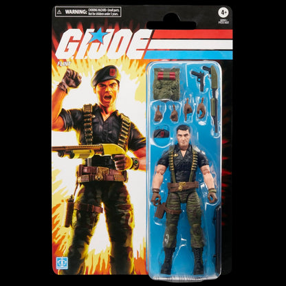 G.I. Joe Classified Series Retro Cardback Flint, Collectible 6 Inch Action Figure with 9 Accessories