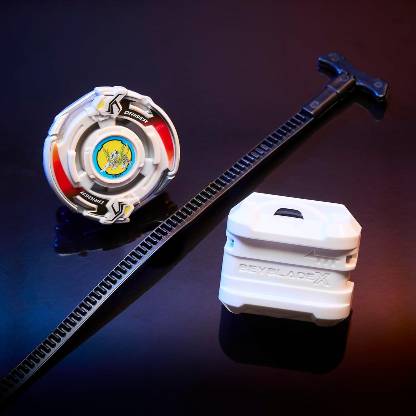 Beyblade X X-Over Project Driger Slash 4-80P Starter Pack Set with Balance Type Top and Launcher