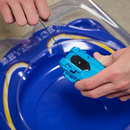 Beyblade X Cobalt Dragoon 2-60C with Attack Type & Left-Spin String Launcher Set