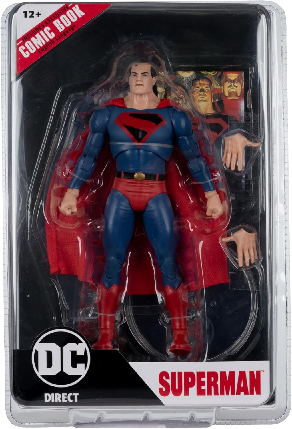 DC Direct Page Punchers Superman (Kingdom Come) 7in Figure with Comic