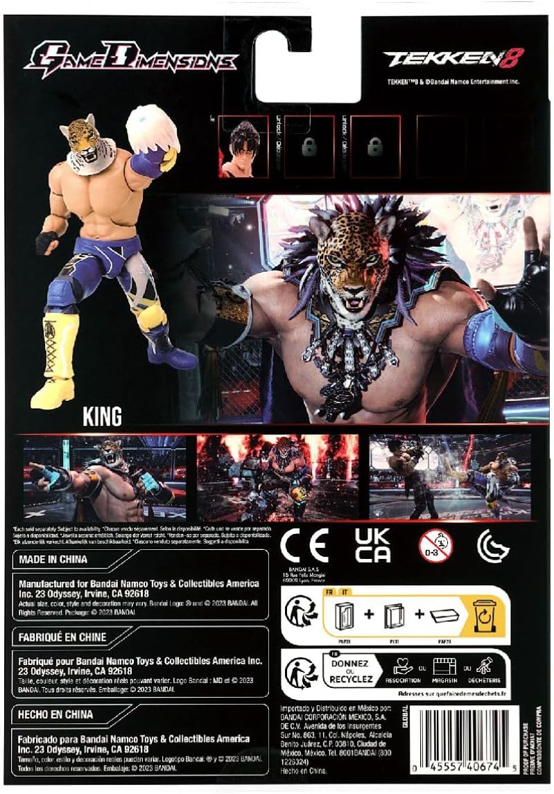 Game Dimensions - Tekken - King Action Figure