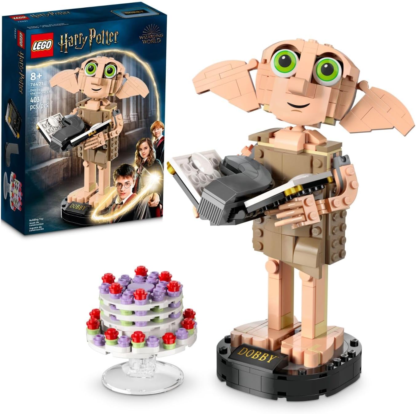 LEGO Harry Potter Dobby the House-Elf 76421 – Buildable Toy & Display Model