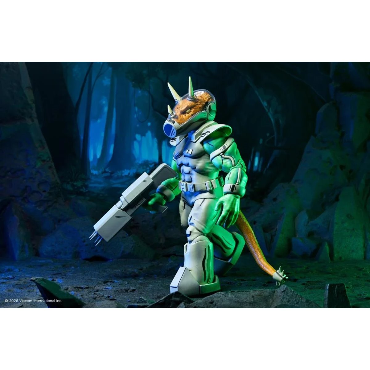 Teenage Mutant Ninja Turtles Mirage Comics Shock Commando Triceraton 7-Inch Scale Action Figure