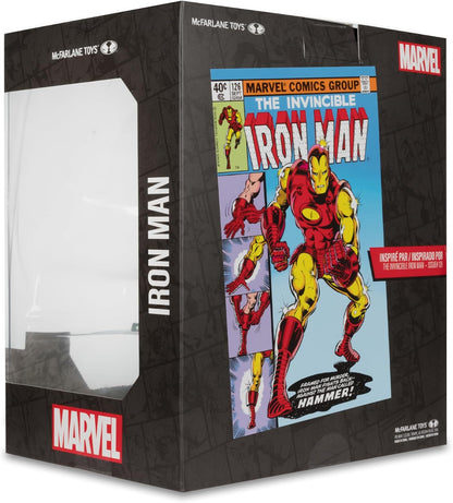 McFarlane Toys - Marvel Iron Man 1:10th Scale Posed Figure with Scene (The Invincible Iron Man #126)