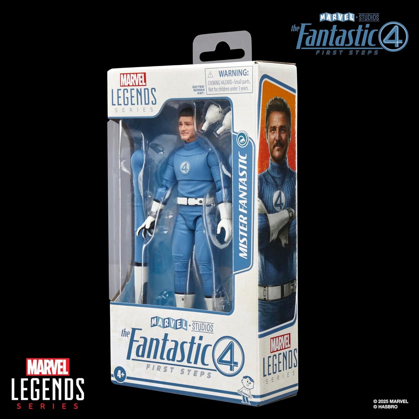 Marvel Legends Series Mister Fantastic, The Fantastic Four: First Steps Movie, Reed Richards Collectible 6 Inch Action Figure