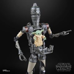 Star Wars The Black Series IG-12 & Grogu, The Mandalorian Deluxe Collectible 6 Inch Action Figure 2-Pack
