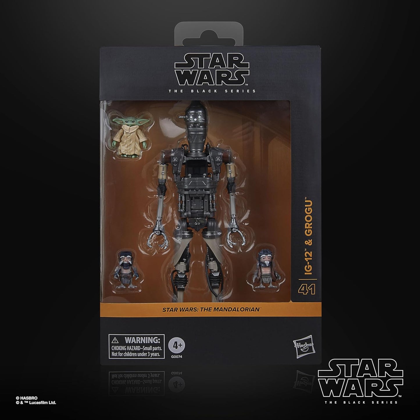 Star Wars The Black Series IG-12 & Grogu, The Mandalorian Deluxe Collectible 6 Inch Action Figure 2-Pack