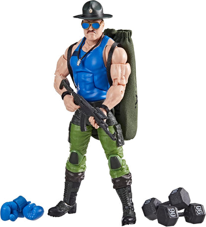 G.I. Joe Classified Series #129, Mad Marauders SGT Slaughter, Collectible 6 Inch Action Figure with 18 Accessories